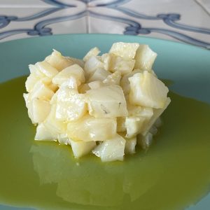 Tartar de bacalao